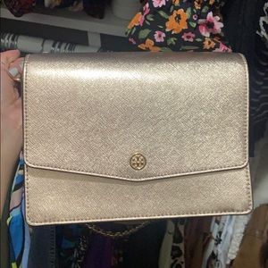 Tory Burch Small Robinson Bag RoseGold